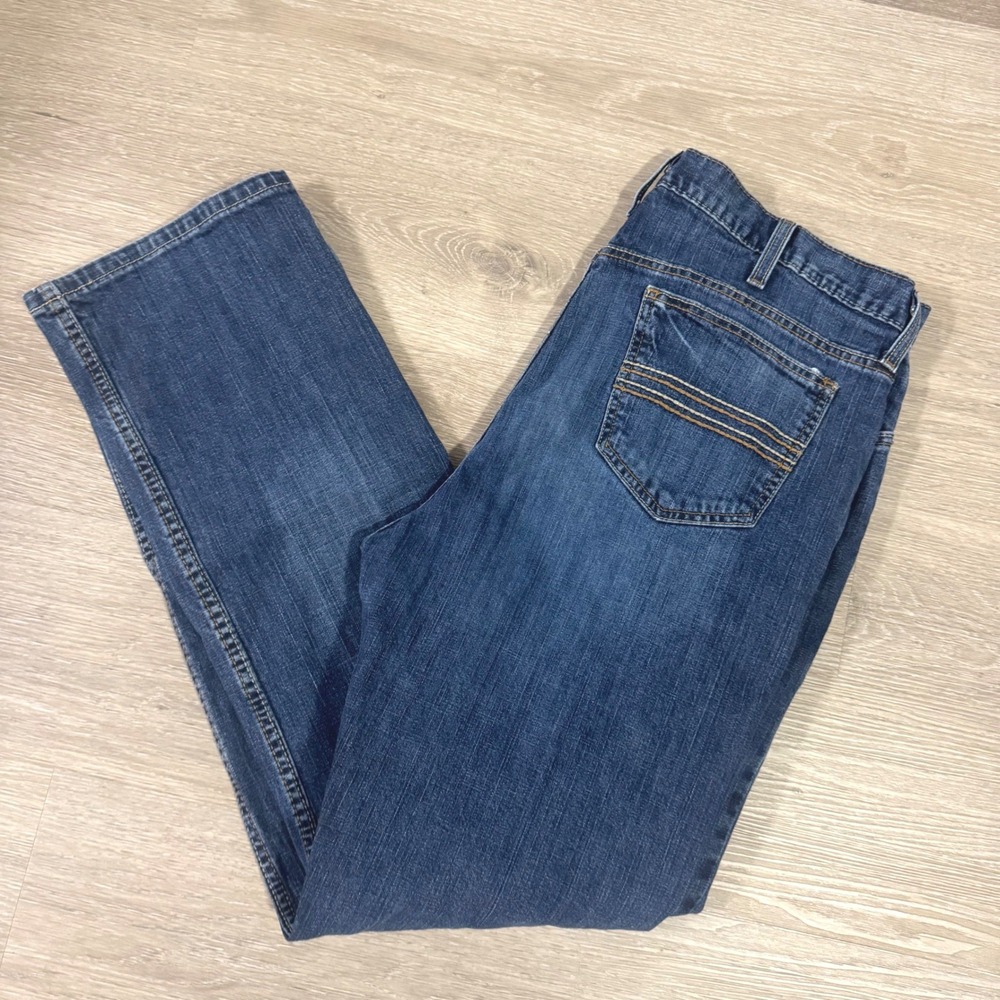 Cinch Jeans Mens 38x32 Blue MB98034006 Denim Straight Leg Western Stretch